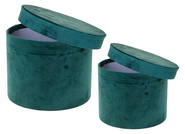Set 2 Cappelliere Velluto 26x20 23x18 cm