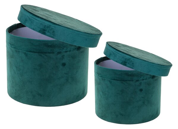 Set 2 Cappelliere Velluto 26x20 23x18 cm