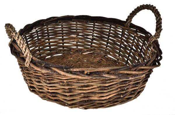 Set 2 Cesti Rotondi Nat Willow Ø 35x13 cm