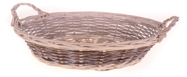 Set 2 Cesti Ovali Nat 40x30x13 cm