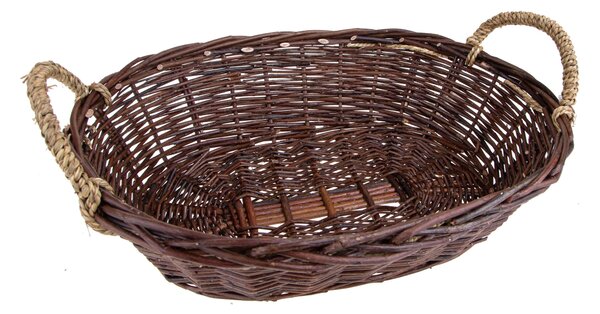 Set 2 Cesti Willow Ovali con Manici Larghezza 46 cm