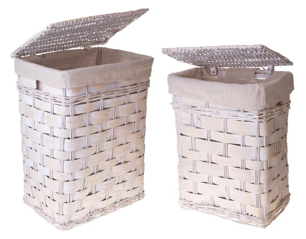 Set 2 Cesti per Biancheria H 64 cm