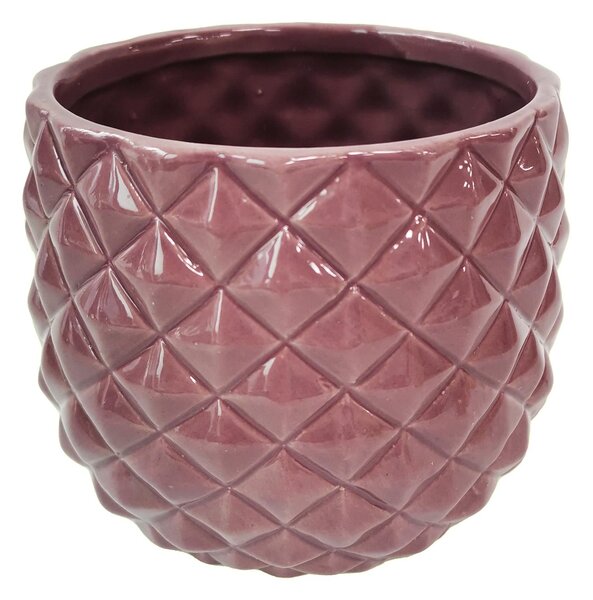 Set 2 Contenitori Decorativo Ø 154 H 12,5 cm Rombi