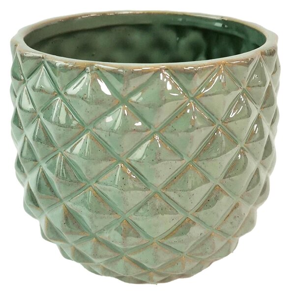 Set 2 Contenitori Decorativo Ø 154 H 12,5 cm Rombi