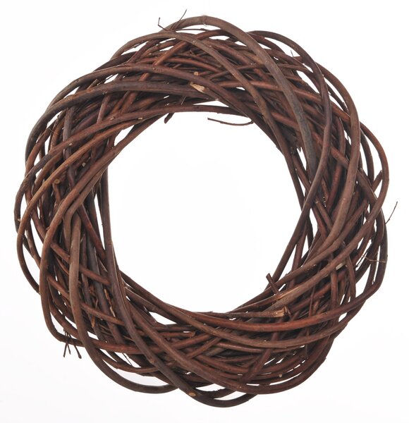 Set 2 Corone Scura di Rattan Larghezza 40 cm