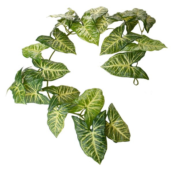 Set 2 Ghirlande 130 cm Syngonium 24 Foglie Real Touch