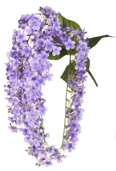 Set 2 Foglie Artificiali Inflorescenza Pendente H 64 cm