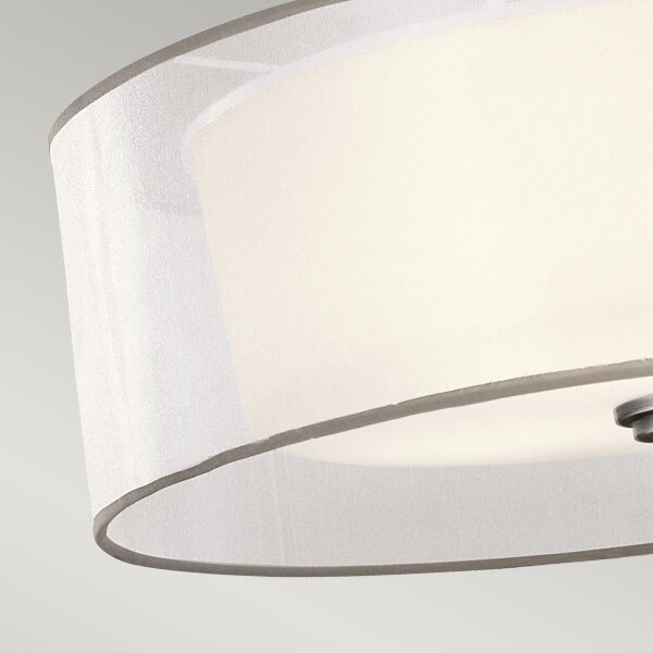 Kichler KL-LACEY-P-L-AP - Lampadario a catena LACEY 4xE27/60W/230V cromo opaco