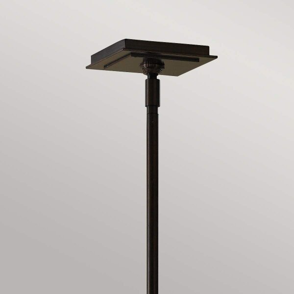 Feiss FE-REMY-P-C - Lampada a sospensione su asta REMY 1xE27/60W/230V nero/oro
