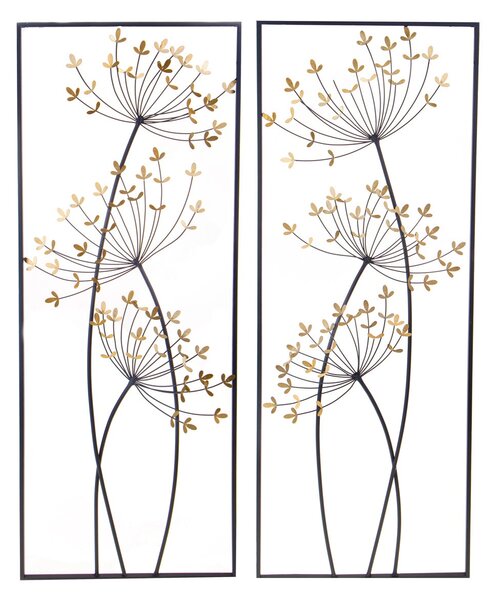 Set 2 Quadri Ferro 70x3x90 cm