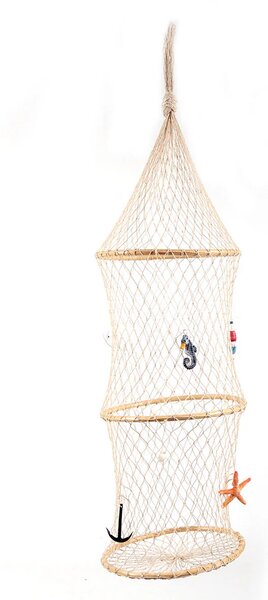 Set 2 Rete Decorativa Nassa Pescatori 110 cm