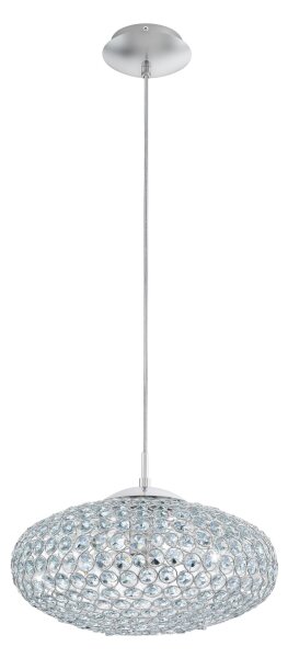 Eglo 95286 - Lampadario a sospensione con filo CLEMENTE 1xE27/60W/230V