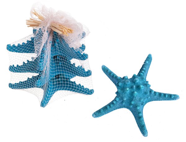 Set 6 Stelle 20 cm Colorata in Rete