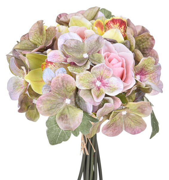 Set 3 Bouquet Artificiali Cymbidium H 30 cm