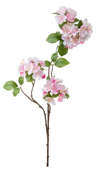 Set 3 Fiori Artificiali di Melo Rami 74 cm