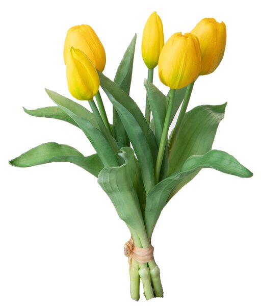 Set 3 Fiori Artificiali Tulipano per 5 Fiori 43 cm