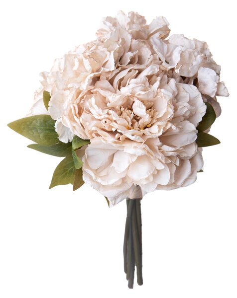 Set 3 Mazzi Artificiali Peonie per 7 30 cm
