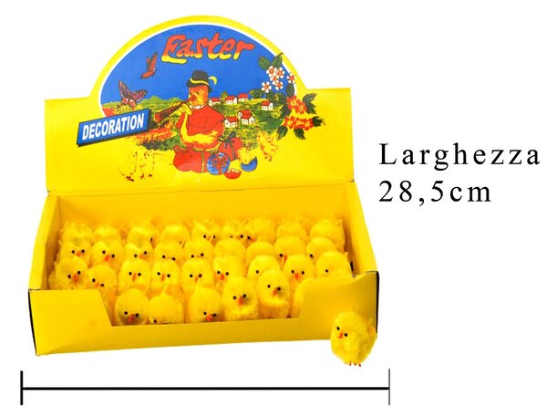 Set 108 Pupazzi Pulcini Decorativi 5 cm