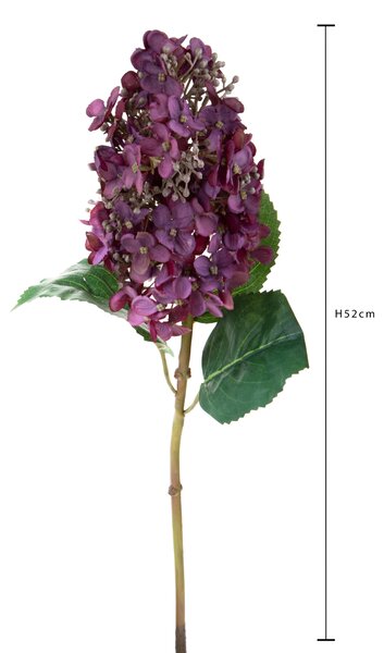 Set 3 Rami Artificiali Ortensia Paniculata 52 cm