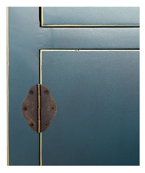 Mobiletto blu 63x131 cm Oriente - Ixia