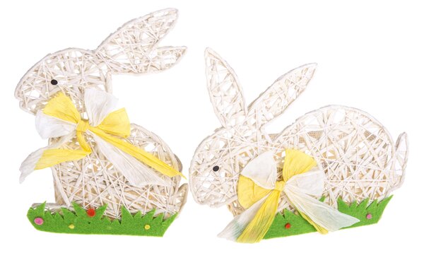 Set 3 Set 2 Conigli Contenitori H 26 cm