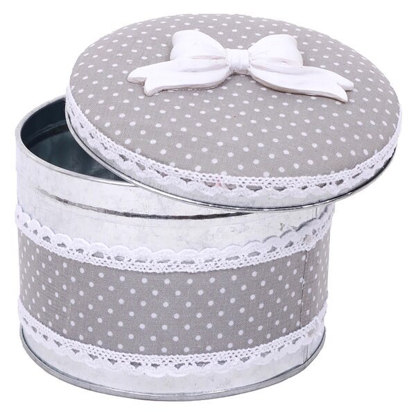 Set 4 Barattoli con Fiocco Ø 14 cm
