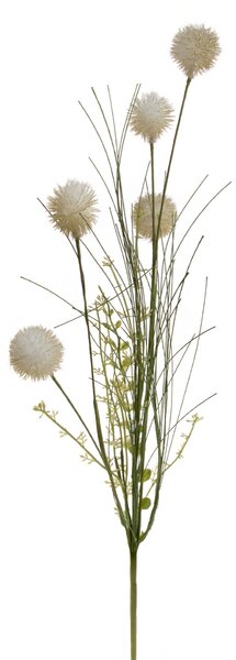Set 4 Fiori Artificiali di Campo con Gonfrena H 60 cm