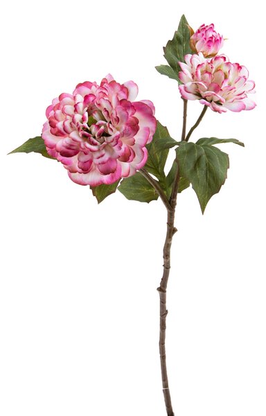 Set 4 Fiori Artificiali di Dalia Composto da 3 Fiori H 59 cm