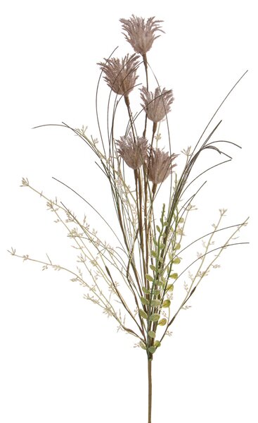 Set 4 Fiori Artificiali di Campo con Cardo H 60 cm