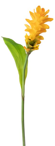 Set 4 Fiori Artificiali Tiny Fiore con Foglia 74 cm