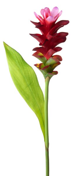 Set 4 Fiori Artificiali Tiny Fiore con Foglia 74 cm