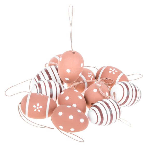 Set 48 Uova Decorato H 6 cm