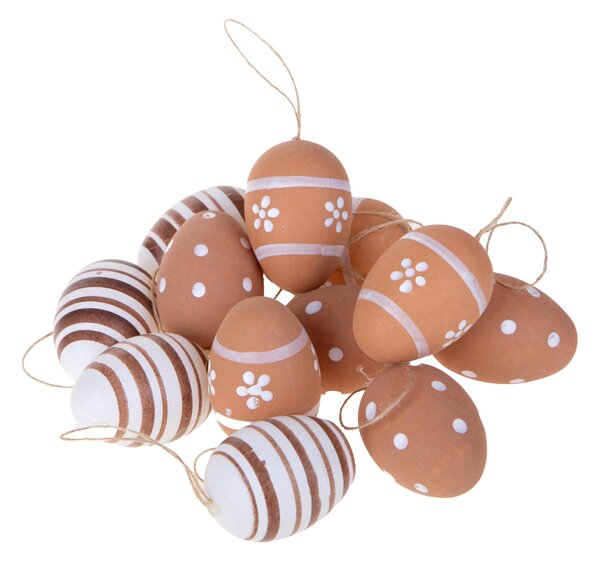 Set 48 Uova Decorato H 6 cm