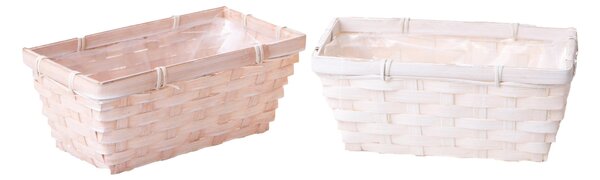 Set 6 Cassette in Vimini Larghezza 22 cm