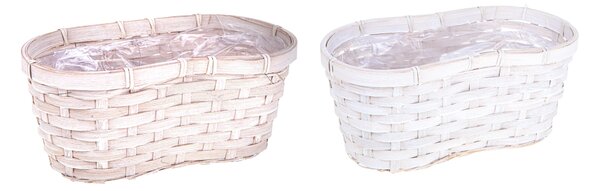 Set 6 Cesti Pavesino per 2 Vasi Larghezza 26 cm