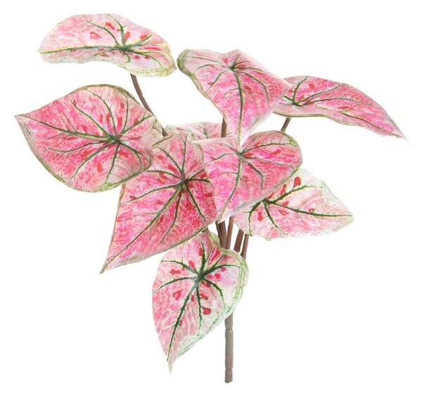 Set 6 Foglie Artificiali Syngonium 31 cm per 9 Real Touch