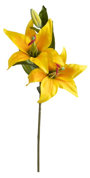 Set 6 Rami Artificiali Lilium Composto da 3 Fiori H 65 cm