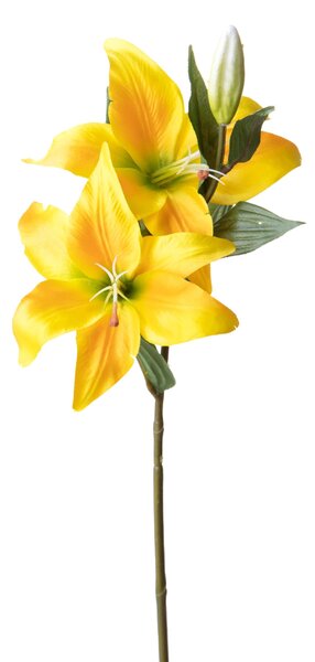Set 6 Rami Artificiali Lilium Composto da 3 Fiori H 65 cm
