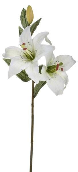 Set 6 Rami Artificiali Lilium Composto da 3 Fiori H 65 cm
