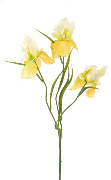 Set 8 Fiori Artificiali Iris 60 cm per 3 Fiori