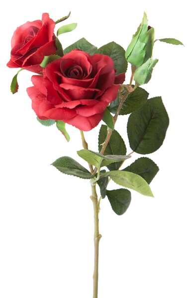 Set 8 Rose Artificiali Real Touch per 4 38 cm