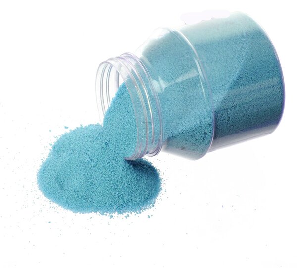 Set 8 Sabbia in Barattoli Peso 400 gr Azzurro