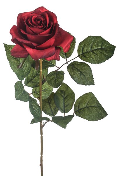 Set 8 Rose Artificiali Singola H 67 cm
