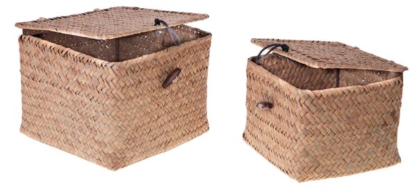 Set Cubi con Coperchio Larghezza Coperchio 16 cmc