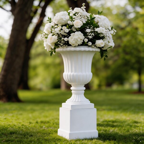 Set Vaso e Colonna Misure 46x70 38x38x35 cm