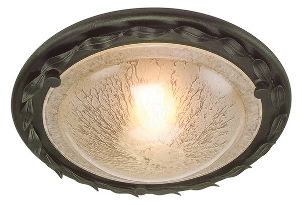 Plafoniera Classica In Olivia Metallo Oro 1 Luce E27