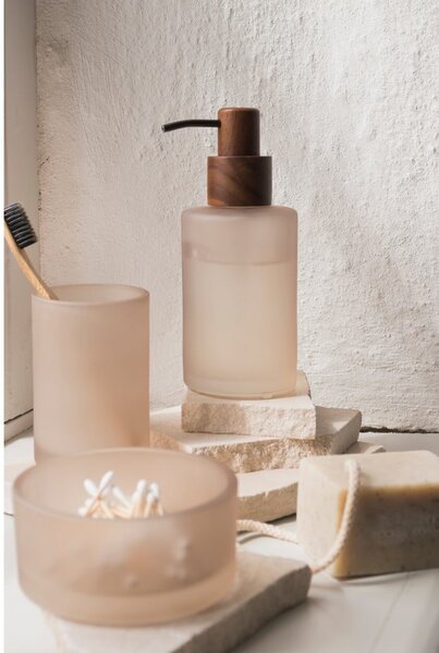 Dispenser sapone in vetro beige 280 ml Modest - Mette Ditmer Denmark