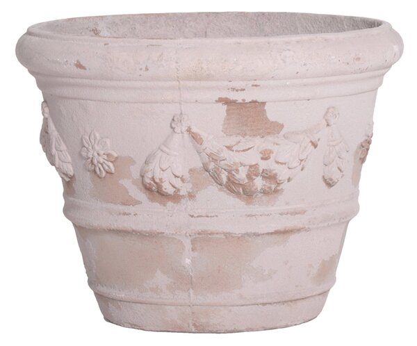 Vaso per Piante Decorato H 34 cm