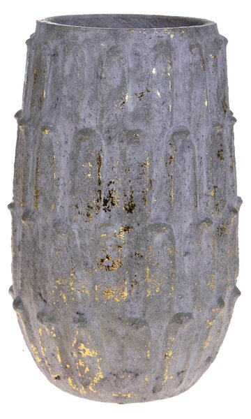 Vaso Stone in Ceramica Decorato H 34,5 cm
