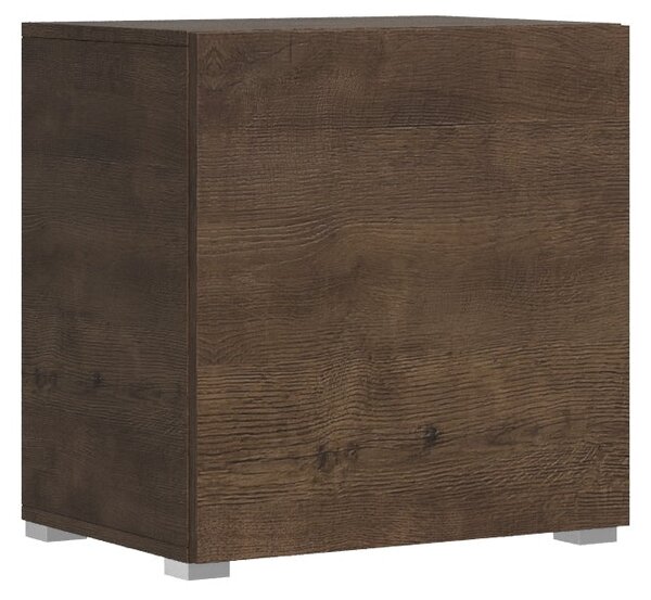 Mobile Base Soggiorno 60x60x39,6 cm con piedini sx-dx Noce